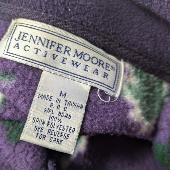 Vintage Purple and Green Fleece Jacket - Picture 3 of 5